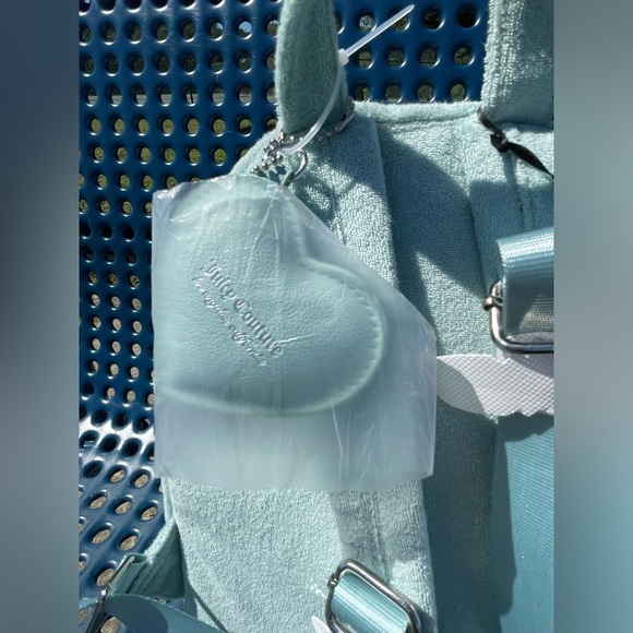 Juicy Couture Backpack,Juicy Couture Mint Backpack with Rhinestones. - Picture 7 of 10